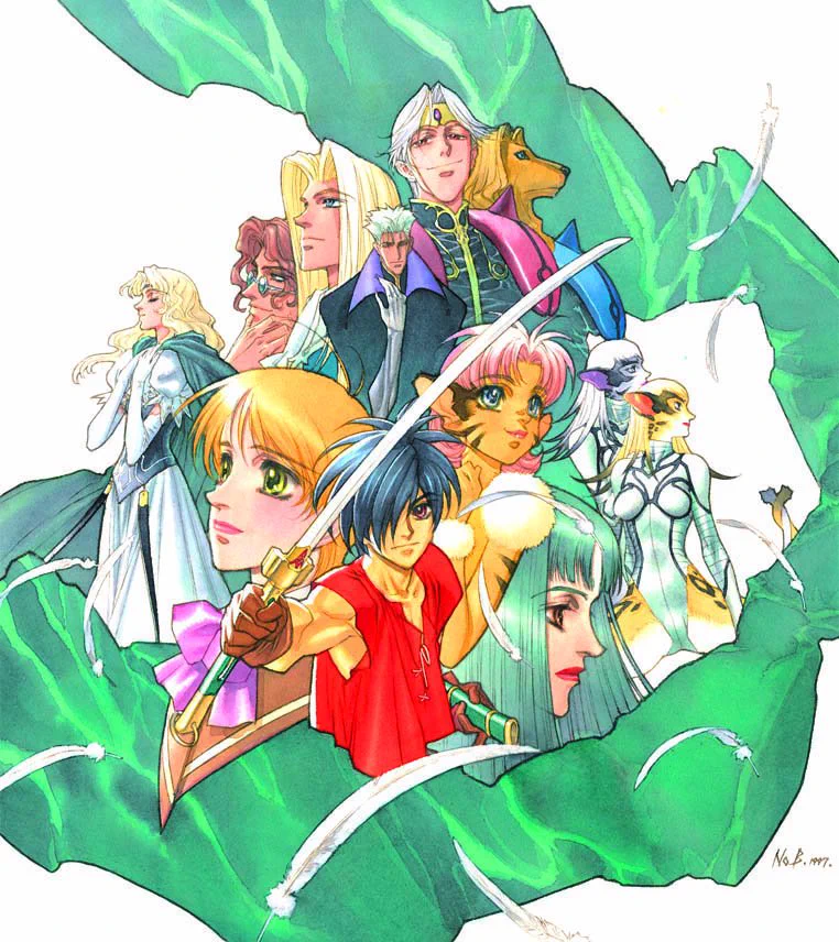 1996年放送の、天空のエスカフローネ非売品 ポスター　結城信輝 結城信輝 on X: 