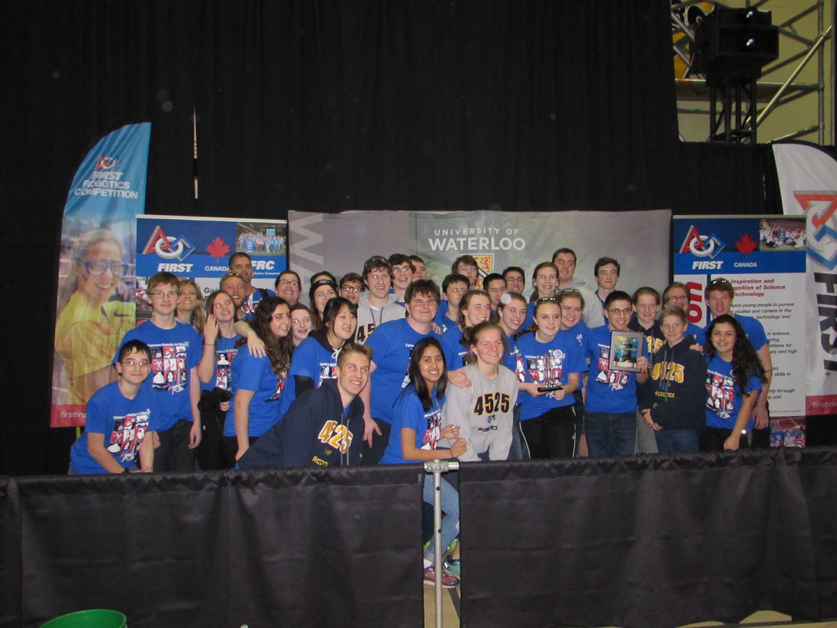 4525robotics's tweet photo. So pumped to win the 2016 Imagery Award at the Waterloo Regional! @myFM_News941 @LDCSBSchools #STEAMpoweredSTEM https://t.co/VqzfuRS2Rv