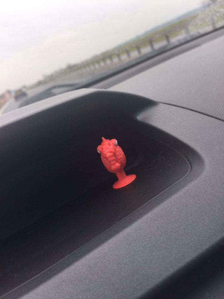 Smurfette110's tweet photo. Introducing our dashboard mascot and friend #humpledinkilldo #spranceandfrain https://t.co/HiD6cBmQXN