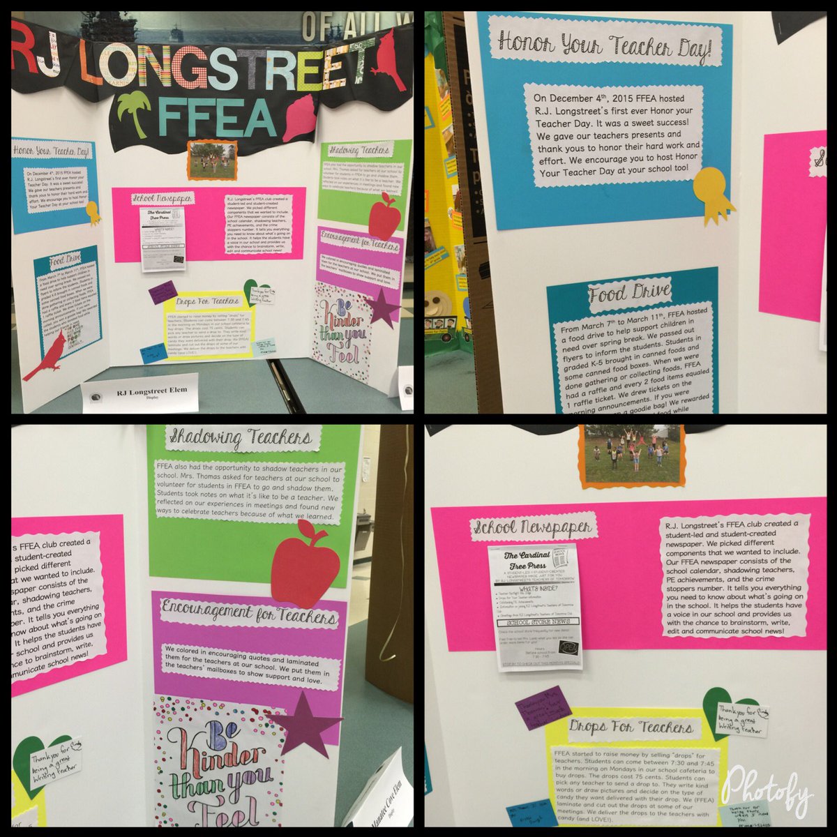 noleteacherLT's tweet photo. R.J. Longstreet's display at the FFEA conference! @rjlCardinals @SbgJudi @Jenny__Dietz https://t.co/4PHTZ2RXCo