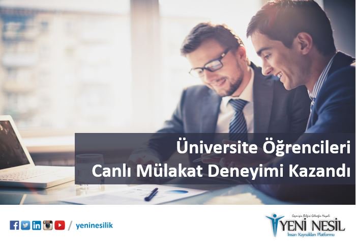 Kariyer Muhabiri Semiye Aksan'ın hazırlamış olduğu haberi okumak için yeninesilik.com/?p=1039 tıklayınız.