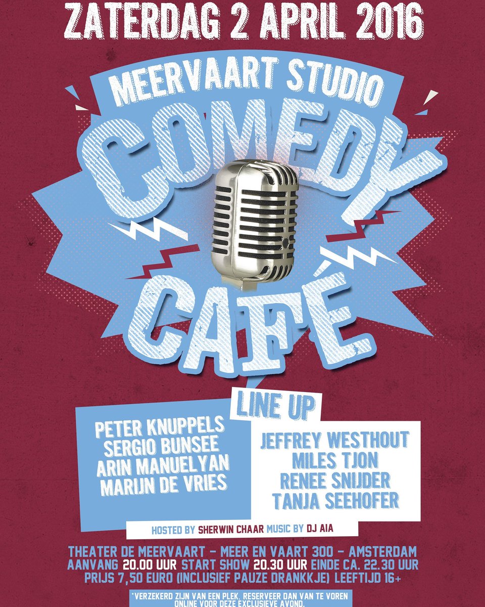 brada_sher's tweet photo. Wie komt er vanavond gezellig langs? :D
#standup #comedy #amsterdam #west #osdorp #comedians #openpoduim #lachen https://t.co/NSlT9tobUp