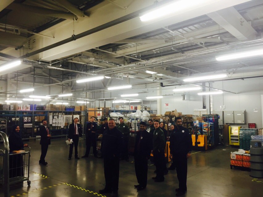 BenHines1's tweet photo. Great to recognise our colleagues on our Saturday service huddle @MattDoherty_20 @hamiltoncol @Larks77 @TescoTaplow https://t.co/GeLOf0xT0Z