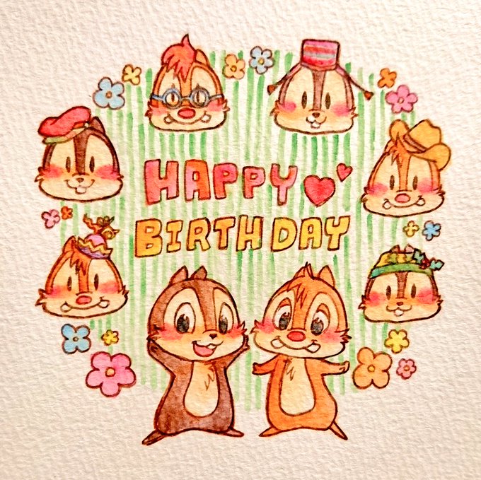 チップとデール生誕祭のtwitterイラスト検索結果