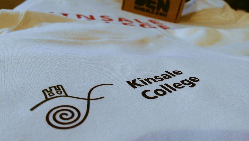 ThePrintDen's tweet photo. Tee's for Kinsale College. Check out their open day on the 16th! #print #Kinsale https://t.co/ivYDUWMNIE