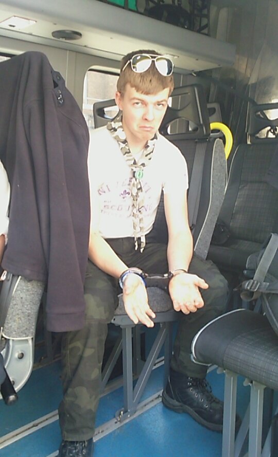 DrBradnam's tweet photo. #mr16th #168 #arrested https://t.co/uhMEAlHKZn