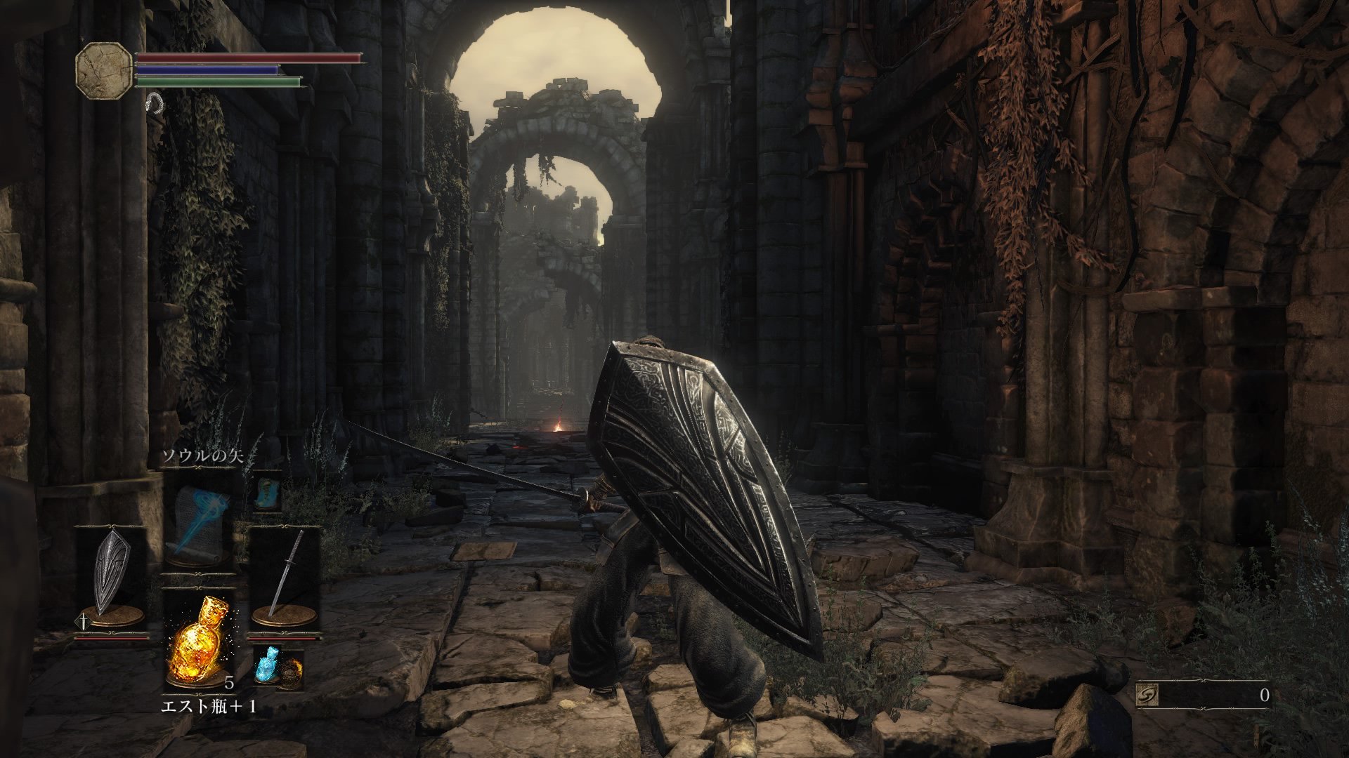๑ ܫ ๑ ポッーゥ 黒騎士の盾ゲッチユしてたのに装備してなかったやーつ Darksouls ダークソウル3 T Co E7umvjdkvc