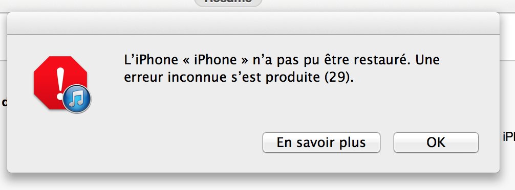 ASSISTANCE_7j7's tweet photo. Votre iPhone est bloqué suite à une maj itunes "erreur 29".
Nous pouvons vous apporter une solution. Contactez-nous! https://t.co/rHOcqcgQZm
