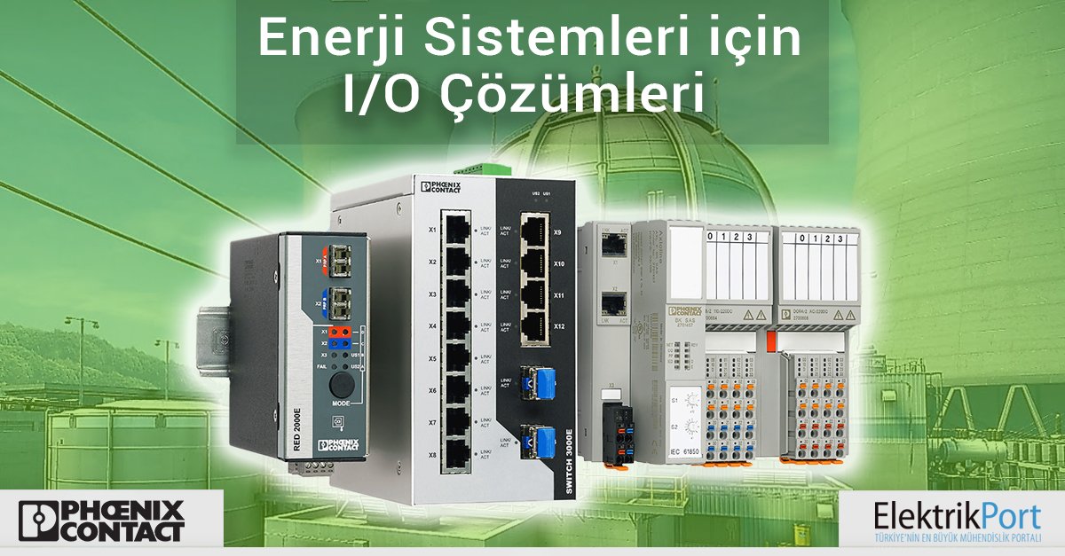 ElektrikPort's tweet photo. #Enerji Sistemleri için I/O Çözümleri | #Axioline F
#PhoenixContact #IEC #Ethernet
https://t.co/KLKL9PQ1A8 https://t.co/UlwN1ELWOF