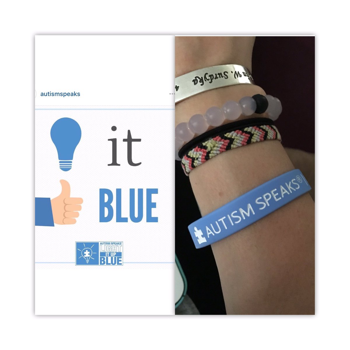 English_MsO's tweet photo. #LIUB #autismawareness 💙 https://t.co/h5ghwJfqZP
