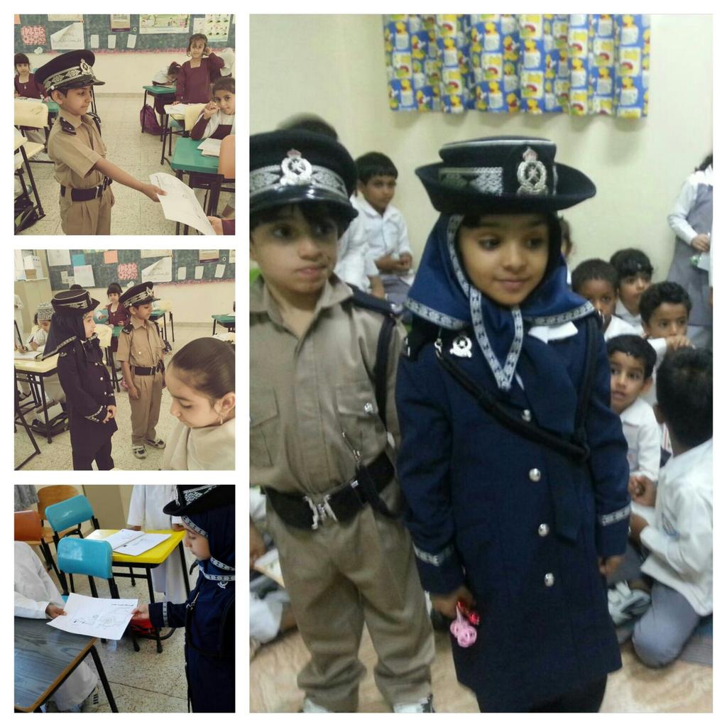 زيارة طلاب المدرسة لمدرسة أنوار العقول الخاصة للتوعية بالسلامة المرورية وأخطار الطريق