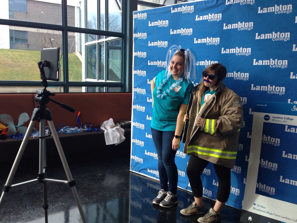 LambtonCollege's tweet photo. Capture Your Career at #LCOpenHouse for a chance to win tons of great prizes. #LCSelfie https://t.co/amDNAfGw3x