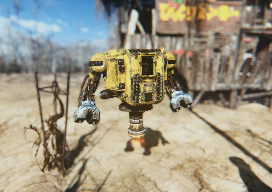 y_nakajima_'s tweet image. Claptrapっぽいロボ作った
一輪の脚があればなー
#Fallout4 #Automatron