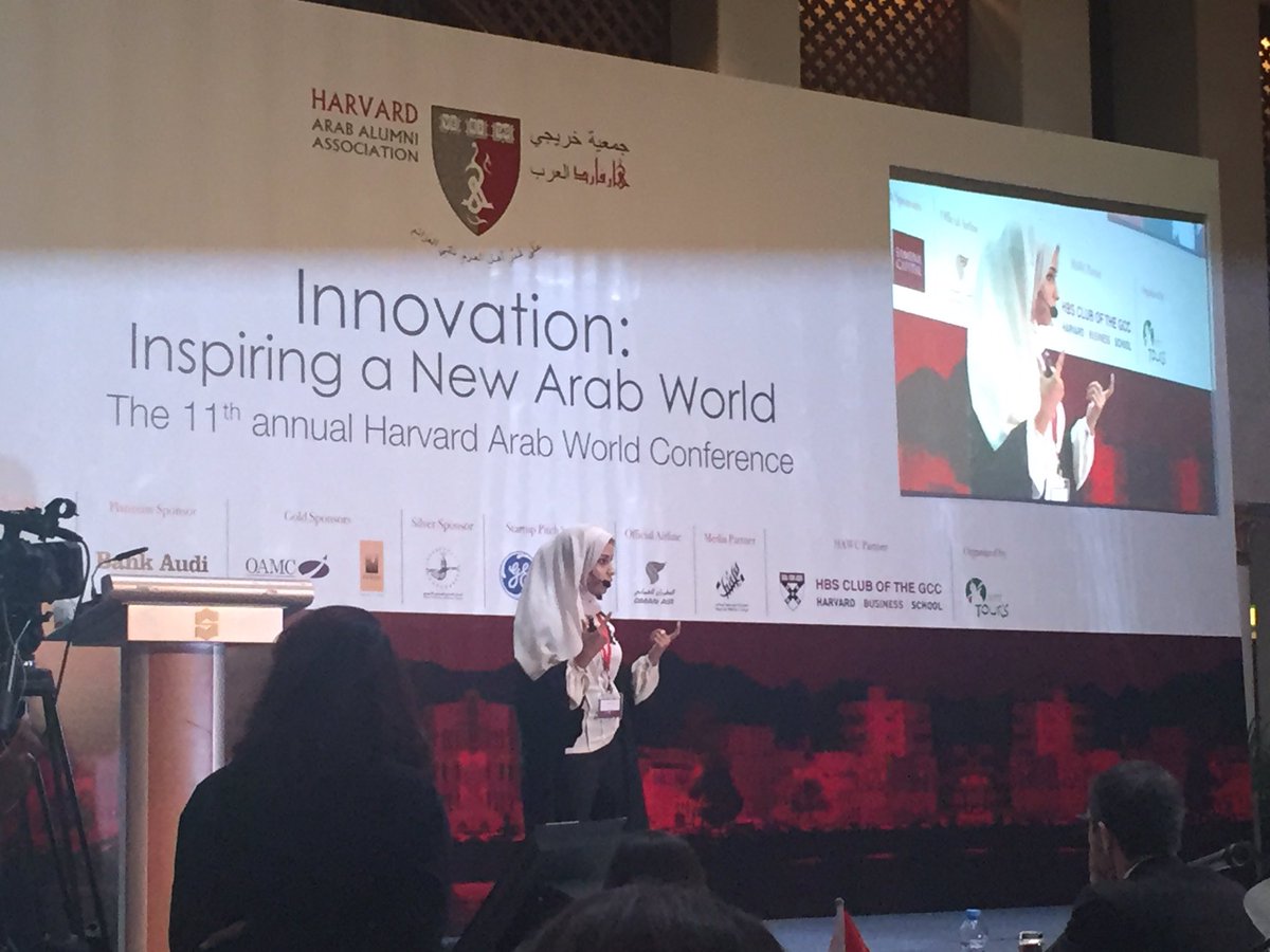 Harvardarabaa's tweet photo. Happening Now: Startup pitch at the #HAWC2016 https://t.co/MwoYM1DFnU
