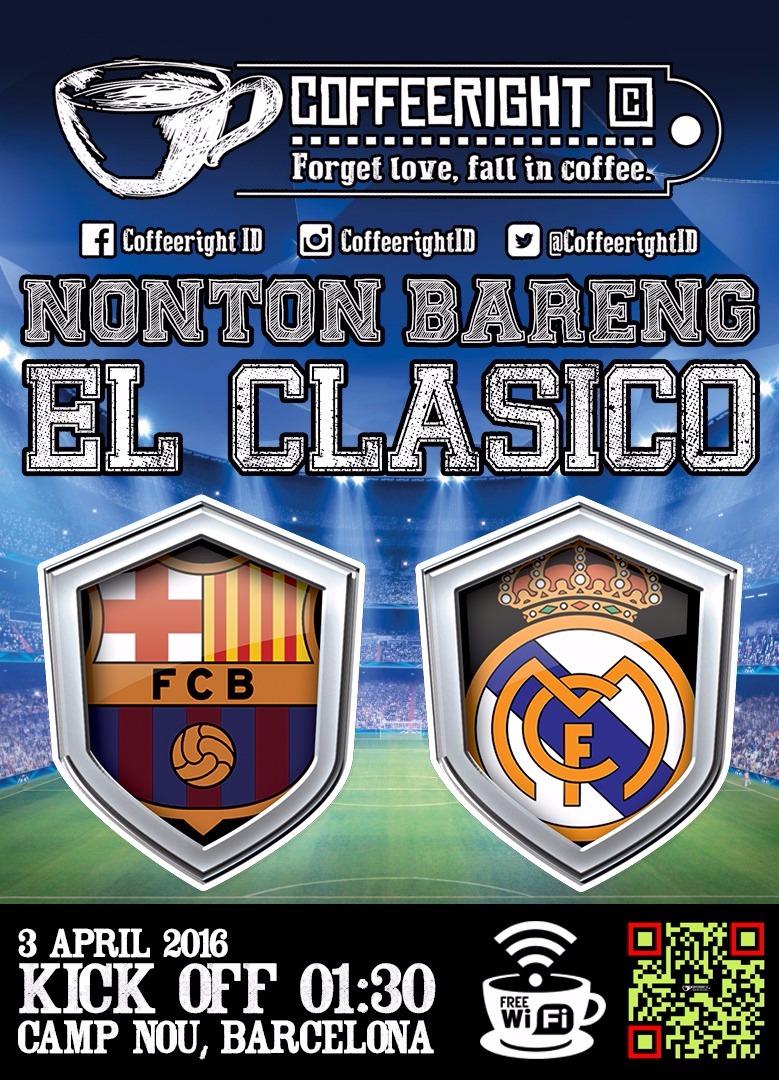 Monggo,madridista atau cules boleh merapat! Free htm!Join us! <a href="/coffeerightid/">Coffeeright ©</a> #nobarjogja #elclasico2016 #barcamadrid
