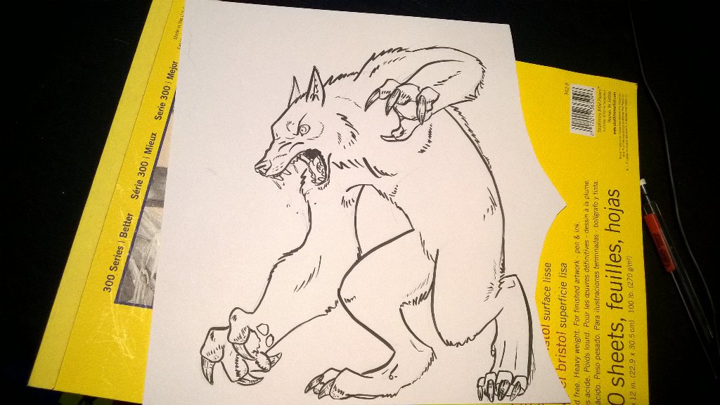 Kazulcosplay's tweet photo. Rwaaaawr! Drew this while sittin at my table #werewolvesrule https://t.co/FGatxFwHNK