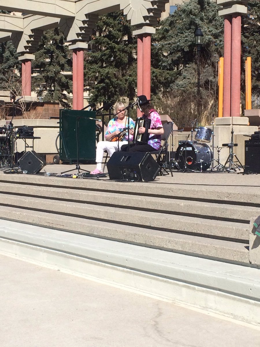 YYCWAAD's tweet photo. The live entertainment doesn't ever stop at #WorldAutismAwarenessDay  in Calgary! https://t.co/eAmLtbRdA2
