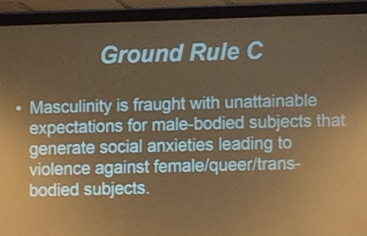 RespectWell's tweet photo. #Masculinity is a system, not an attribute; the pieces are inseparable. #RespectCon https://t.co/U0UKtMouDR