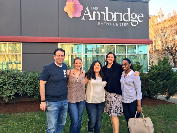 pdxcommconf's tweet photo. Your #pdxcc16 committee touring @ambridgeevents &amp; doing some conference planning! See you May 2! https://t.co/blUJmSJW2A