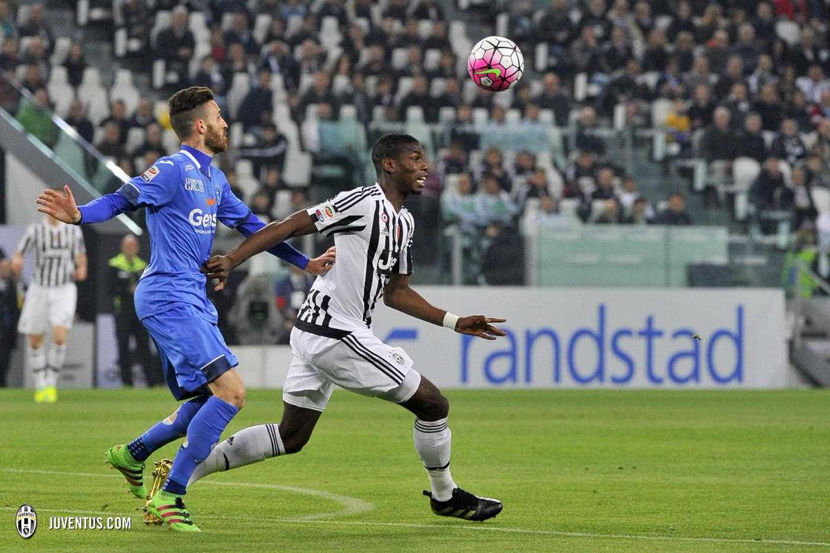 juventusfc's tweet photo. Assist 🔝 di @paulpogba, signori!!! #JuveEmpoli https://t.co/Z2T8h87THP
