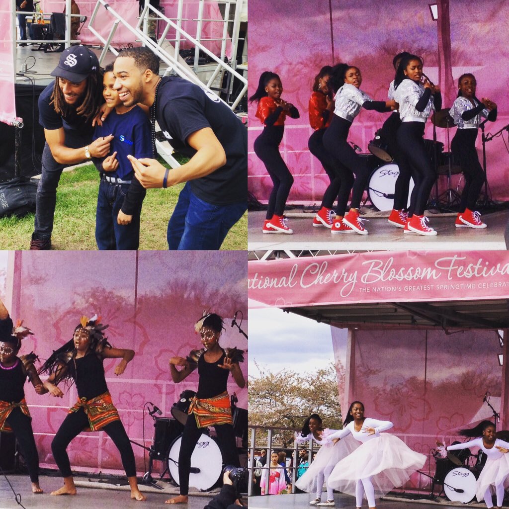 Beautiful day to shine @NationalCherryblossomFestival with <a href="/TribeSwaliga/">Swaliga Foundation</a> <a href="/BGCGW/">BGCGW</a> #smileforANA #CherryBlossomDC