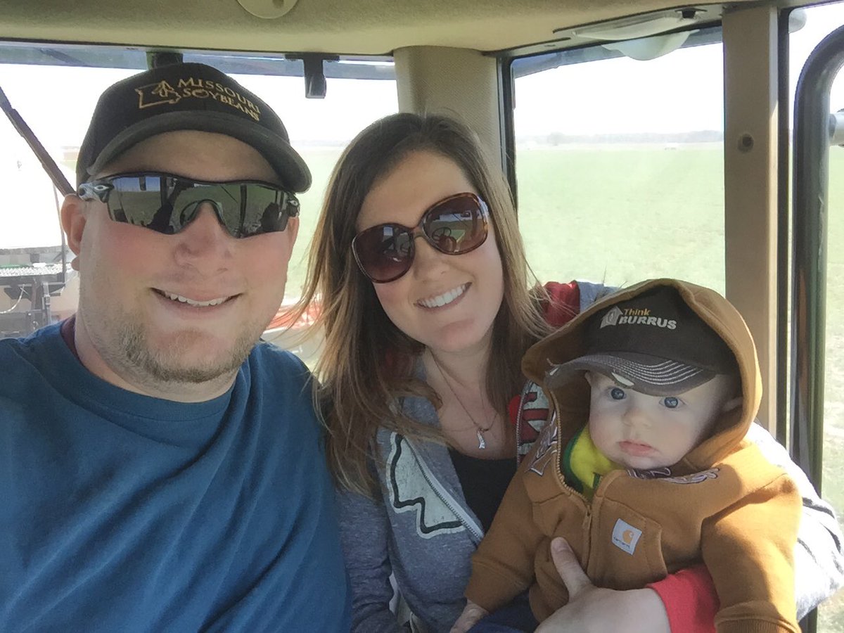 Corbin's first tractor ride. He will be the 8th gen on the farm. This moment will be with me forever #familyfarm