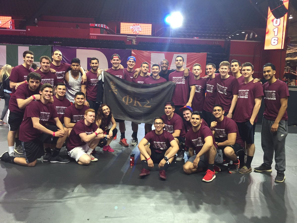 phikappasigmaru's tweet photo. We love to come in numbers to support a good cause #DMstrong #forcameron https://t.co/lmz6Lkf6bN