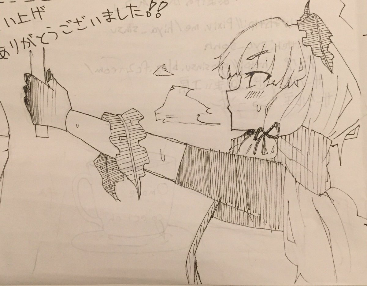 久々の叢雲ちゃん。資料見ないでかけてよかった 