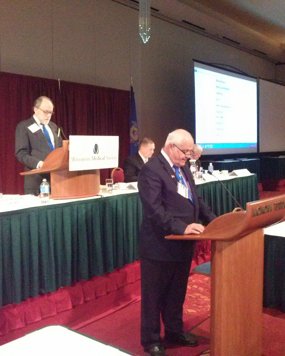 wismedHOD's tweet photo. Nominating Committee Chair Dr. Kim Hetsko presents the slate of 2016-2017 nominees to the House. #wismedHOD https://t.co/HZJUL2JD9t