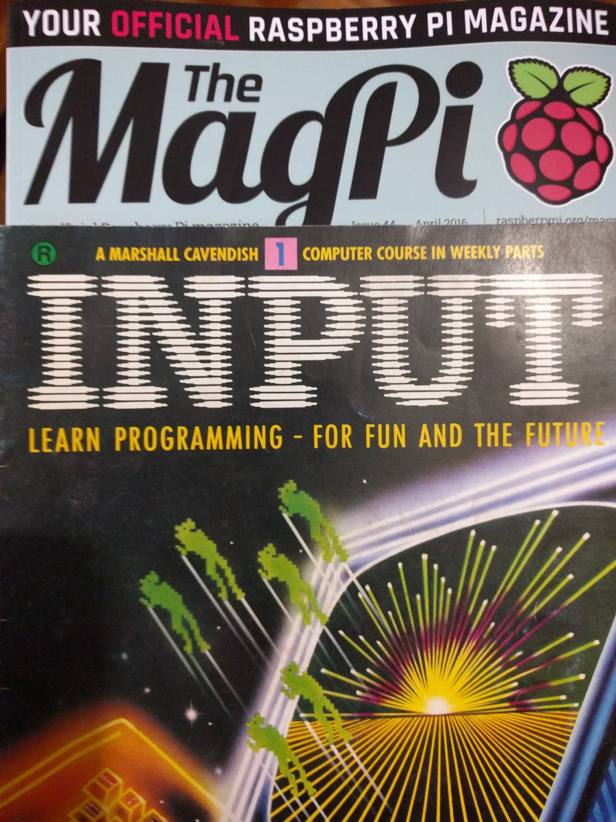 clockwork_coder's tweet photo. From the #AcornElectron and #InputMagazine to the #Pi and #MagPi, coding has always been so much fun. #LoveToCode https://t.co/5cDxgYBi0p