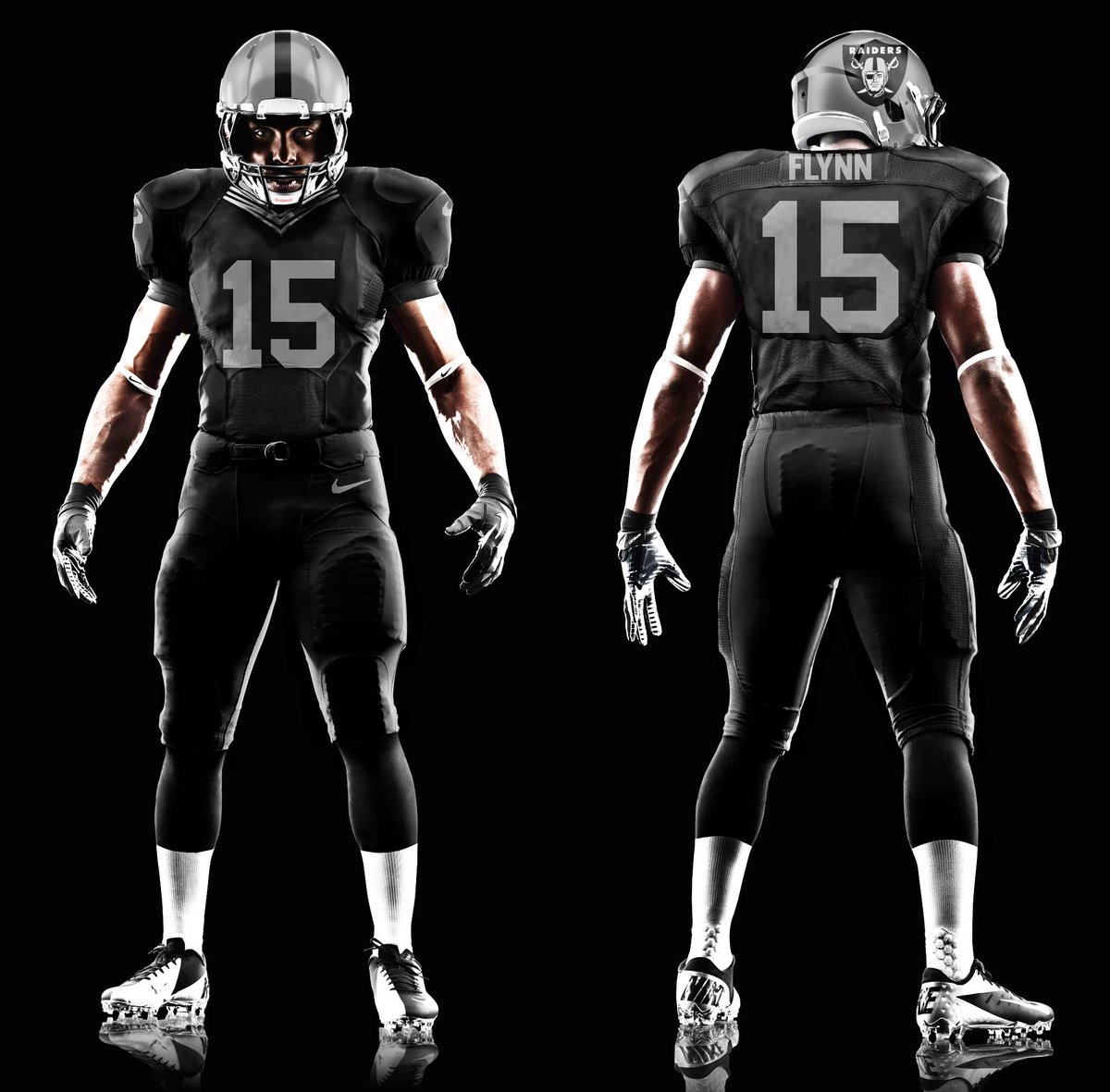 raiders black color rush