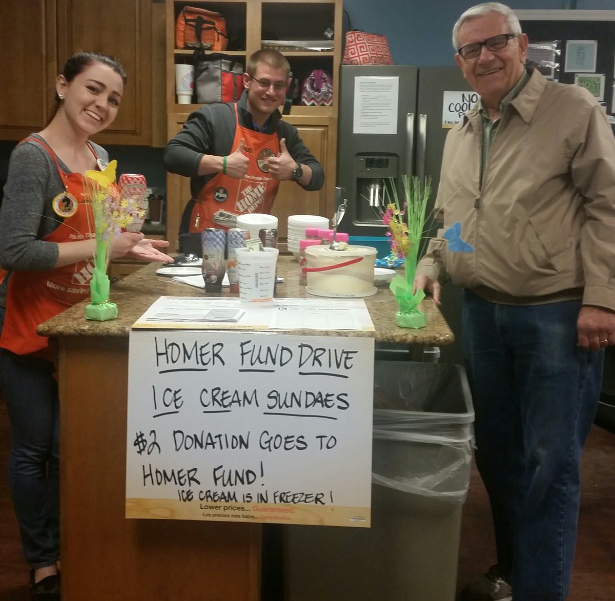 alliwilson75's tweet photo. Homer Fund Drive! #sundaeSaturday! @SheaKing75 @DCosby4628 https://t.co/7oO82FHrmF