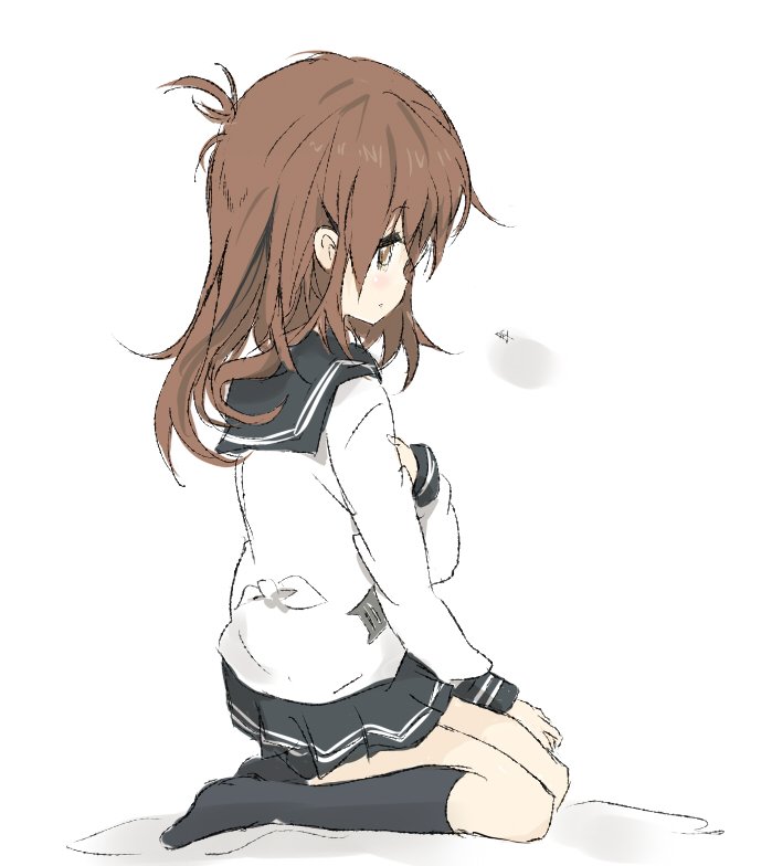 Core なんとなく 髪下ろしで横顔な電ちゃんを描きたくなったので描く T Co 00fafdxe