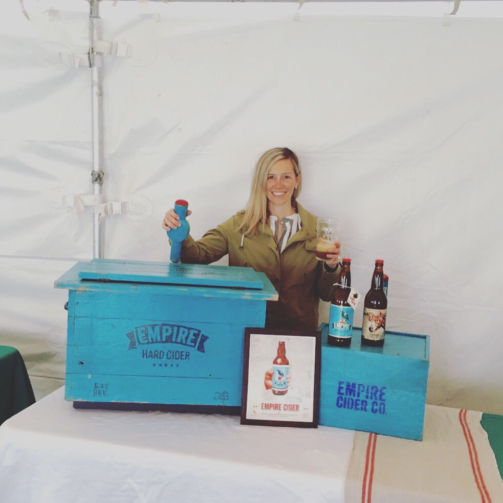 Jenny_Jarrell's tweet photo. @BrooklynKtown pouring @empirecider today https://t.co/vcliHbyiUG