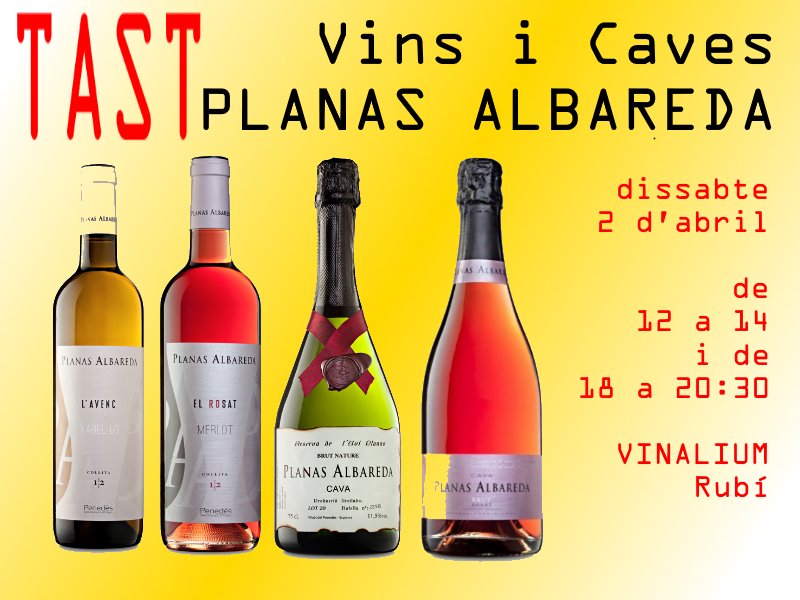 VinaliumRubi's tweet photo. A punt de continuar el tast de #Degustación gratuita #Vinos y #cavas de  #PlanasAlbareda https://t.co/DEGdZUpqRp
