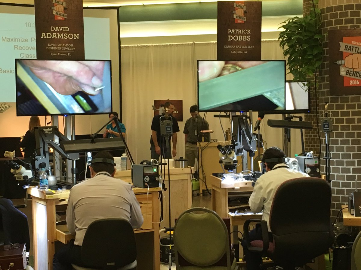 GemvisionBcn's tweet photo. There's not better place to be to understand jewelry than #stullerworkshop #stullerbenchpro @StullerInc https://t.co/fA6WJ0myUv