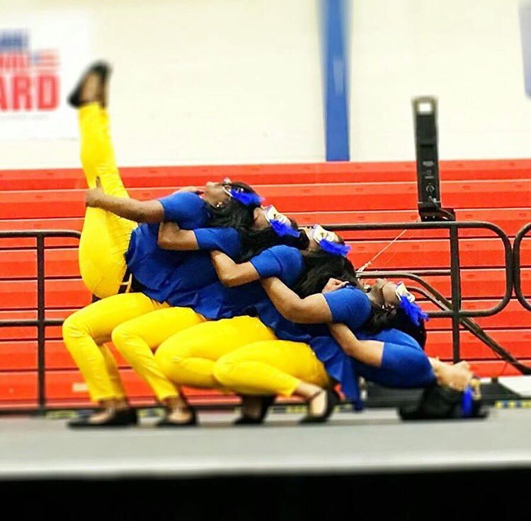 HBCUBuzz's tweet photo. Spring '16 members of Zeta Delta chapter of Sigma Gamma Rho Sorority, Inc. at Delaware State Univ #sigmagammarho https://t.co/qu58Zqf8B9