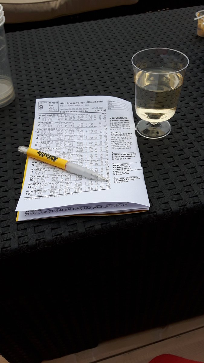 Kerstinj71's tweet photo. Går bra än så länge #v75direkt https://t.co/4LkJba0yJc