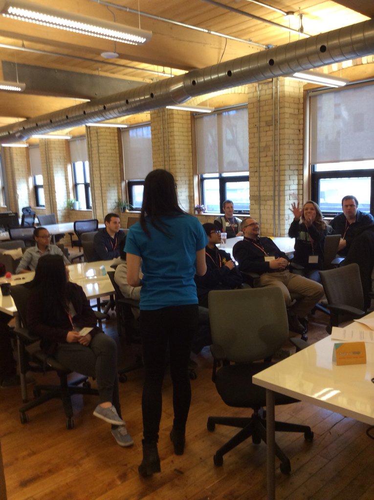 CndnSafeSchools's tweet photo. We're chatting, eating brainstorming and developing solutions! #bullystop cyber bullying hackathon. https://t.co/WNFp36PlH9