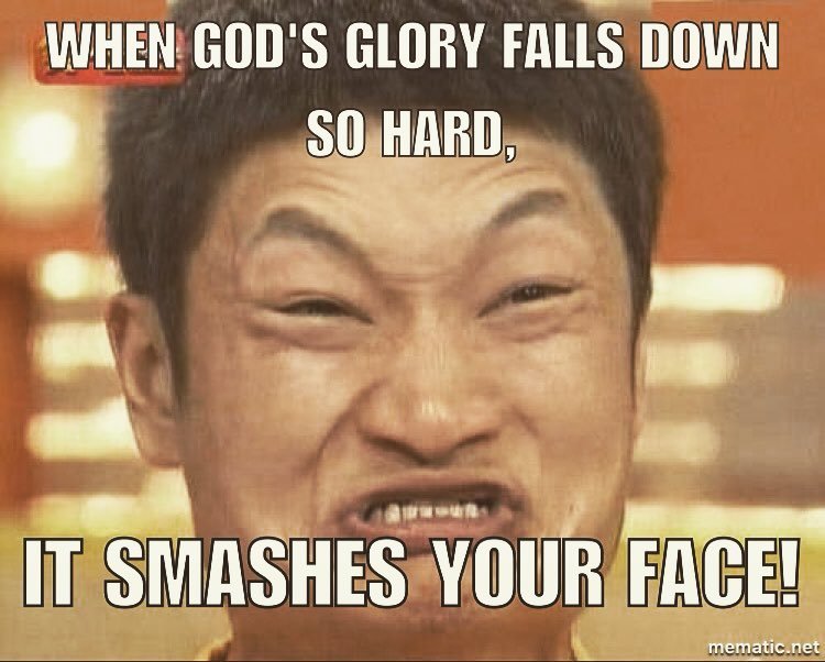 HoodiesForMen_'s tweet image. Oh Yeah! 😂😃 the glory was too hard for his face!!! 😆😝 #toofunny #simplelaughs #church #glory #Godsglory #smashed #f…