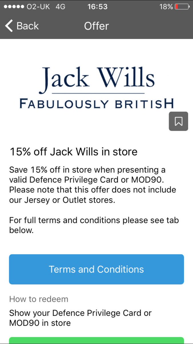 deanoo8's tweet photo. @JackWills disappointed to be told I'm only entitled to 10% discount, not 15... Any explanation?? https://t.co/yPWZ68qmOM