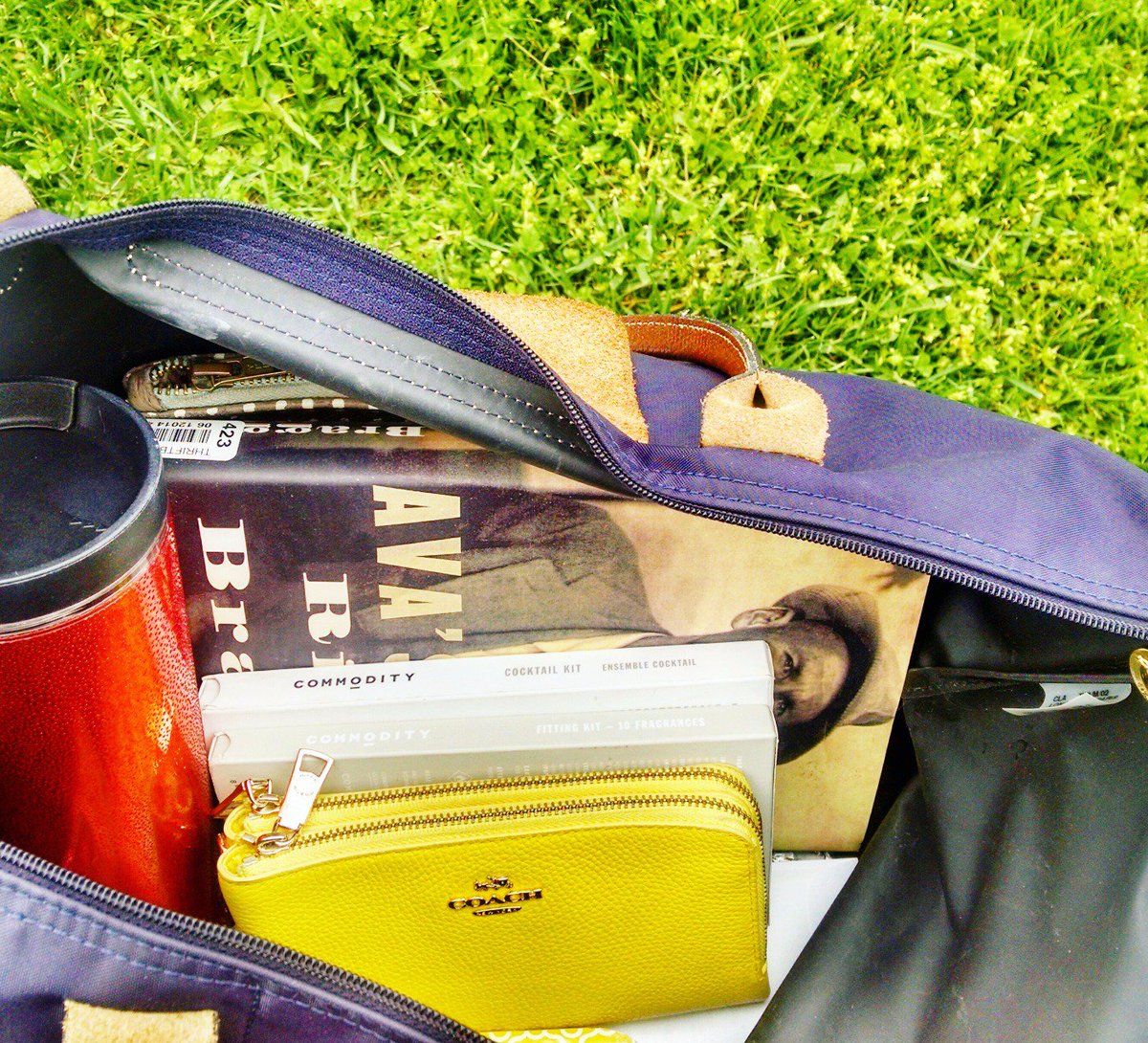 LSLinstagram's tweet photo. Just the necessities: #frenchpresscoffee, #RickBragg, and #CommodityGoods @CommodityGoods @AAKnopf #blueridgeday https://t.co/zB56AphgDa