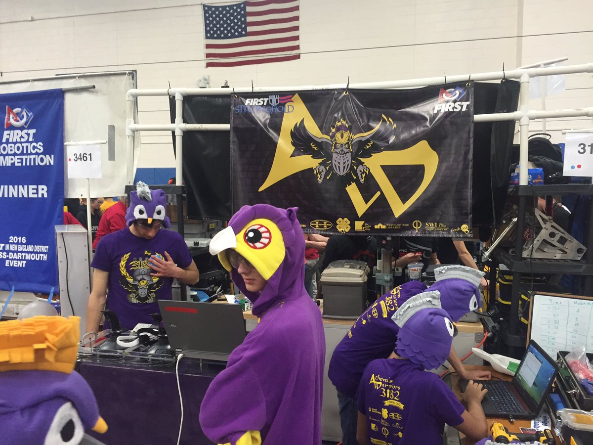 team3182's tweet photo. Come visit Athena's Warriors in the pit at #nehartford #omgrobots #morethanrobots #stronghold2016 https://t.co/Kq9iRyRcYn