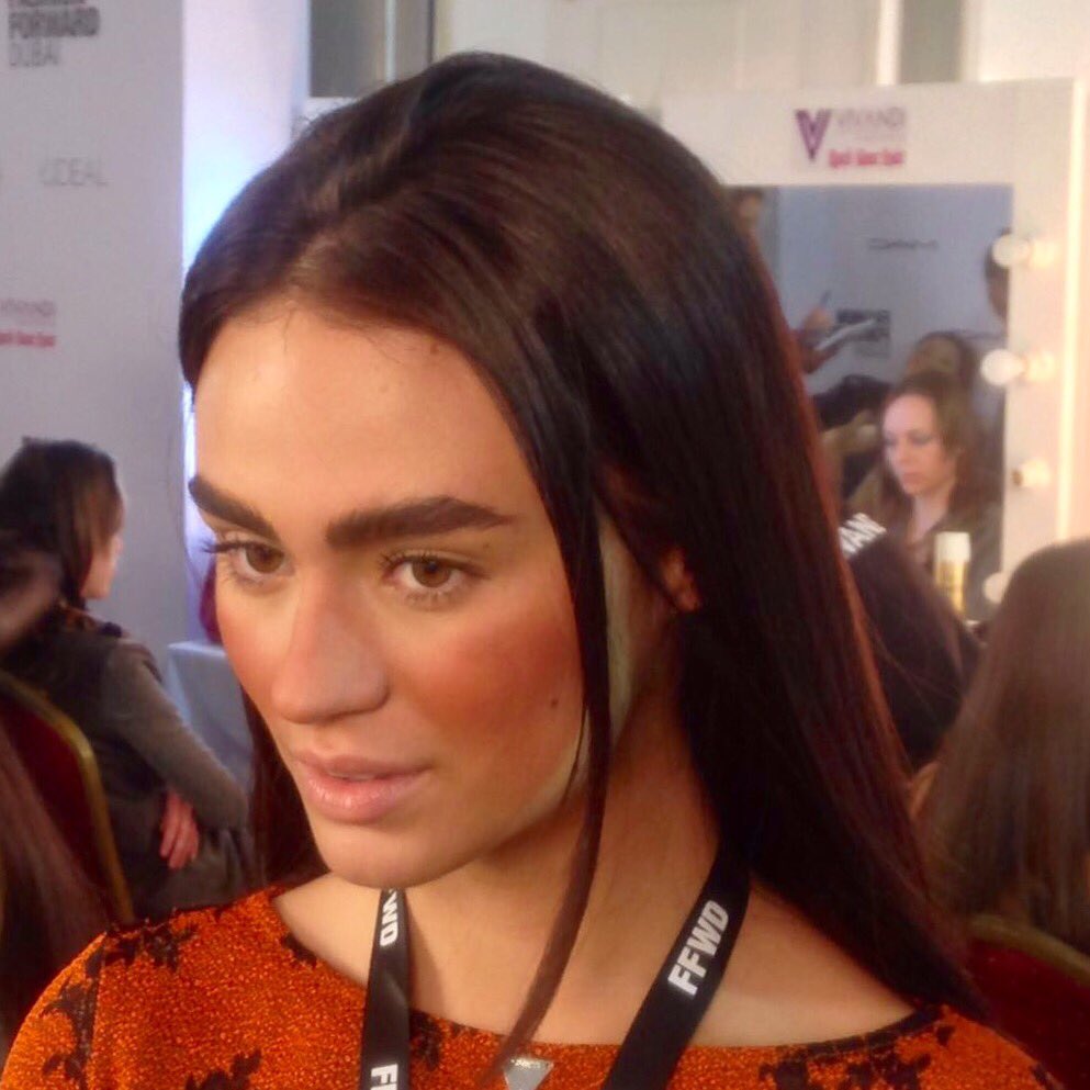 Gorgeous strong brow at Salta #FFWDDXB <a href="/ffwddxb/">Fashion Forward</a> <a href="/MACcosmetics/">M•A•C Cosmetics</a>