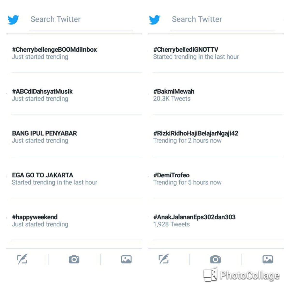 Thankyou Twibi&amp;Twiboys yg hari ini udah bikin #Cherrybelle2xTTI dalam sehari!! kalian emang istimewah deehhh :*