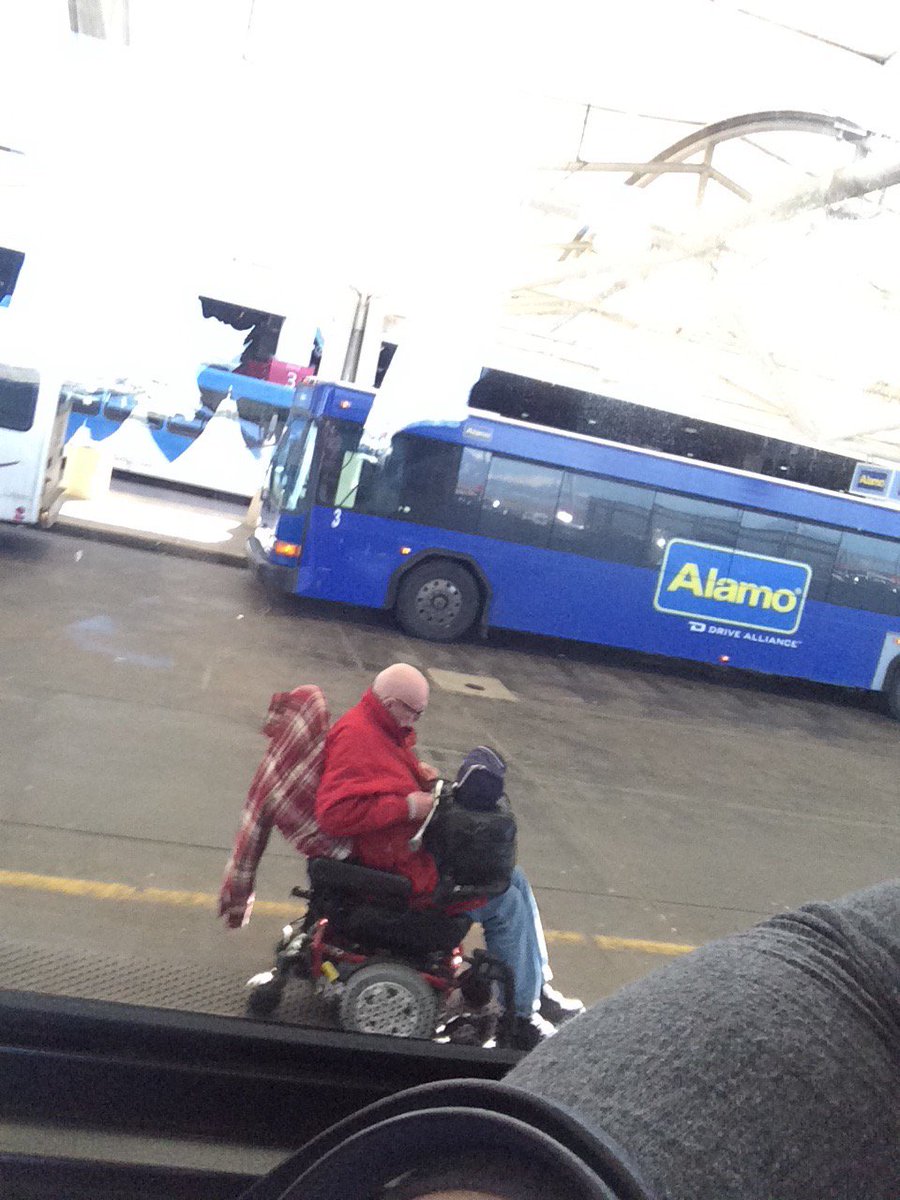 allison_leigh's tweet photo. @RideRTD Our bus' wheelchair ramp won't lower, so he has to wait for the next bus in 1 hour. Hope you get that fixed https://t.co/cIirsDLSHT