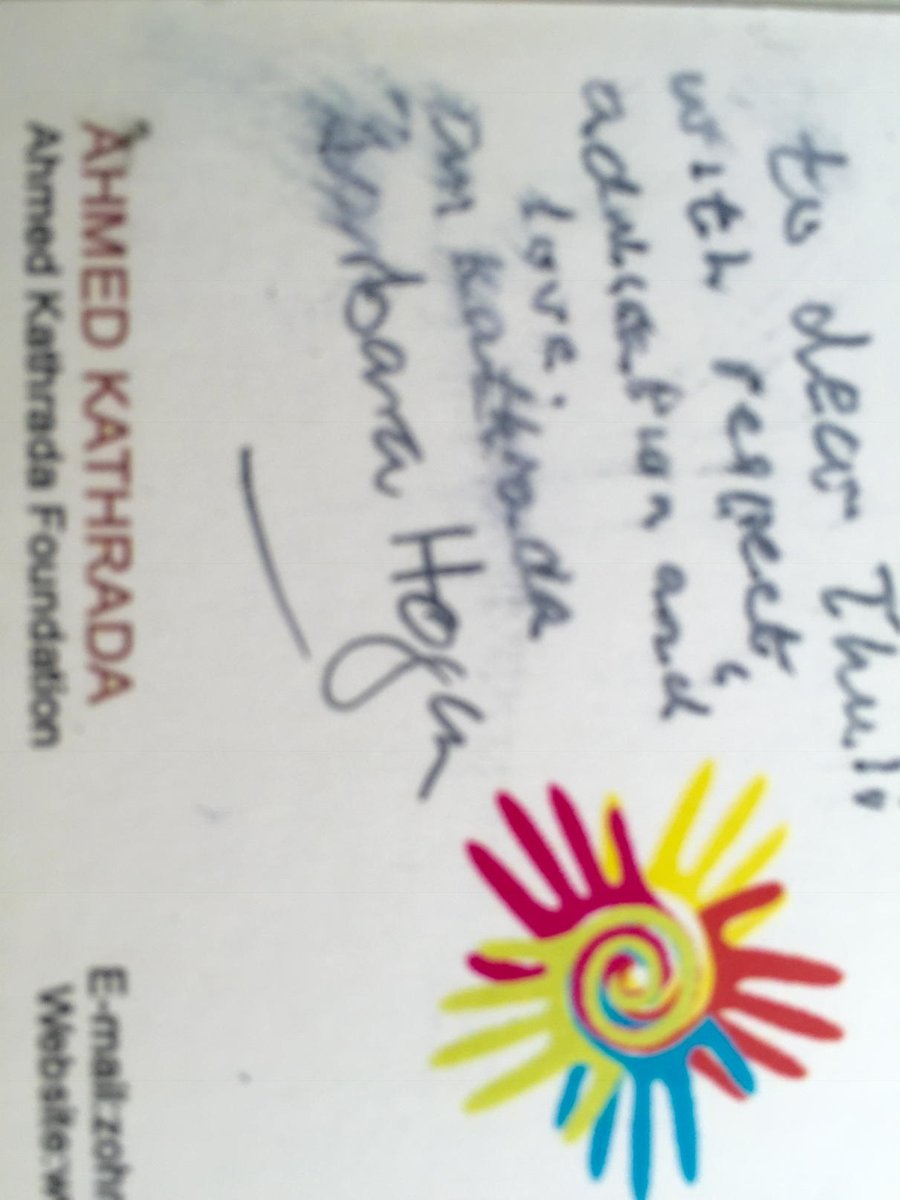 ThuliMadonsela3's tweet photo. Thank you uncle Kathy of @KathradaFound @Barbara for the thoughtful message.I'll cherish it for the rest of my life. https://t.co/Kjfmux6NtN