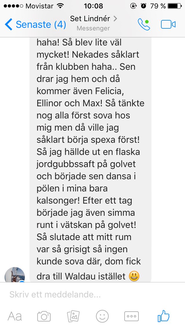 MalinPotter's tweet photo. Hahahaha det finns bara en Set Lindner... Och en jävla tur är väl det https://t.co/NE8IDCiuAE