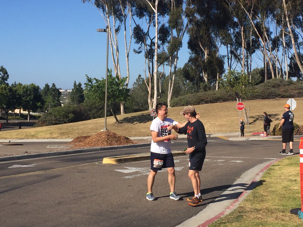 RaineyTime's tweet photo. "@VarietyRagnar: https://t.co/275aJOW29u" the great @JustinCChang ran relay WAY up hill, passed to me &amp; i rolled back to the beach.
