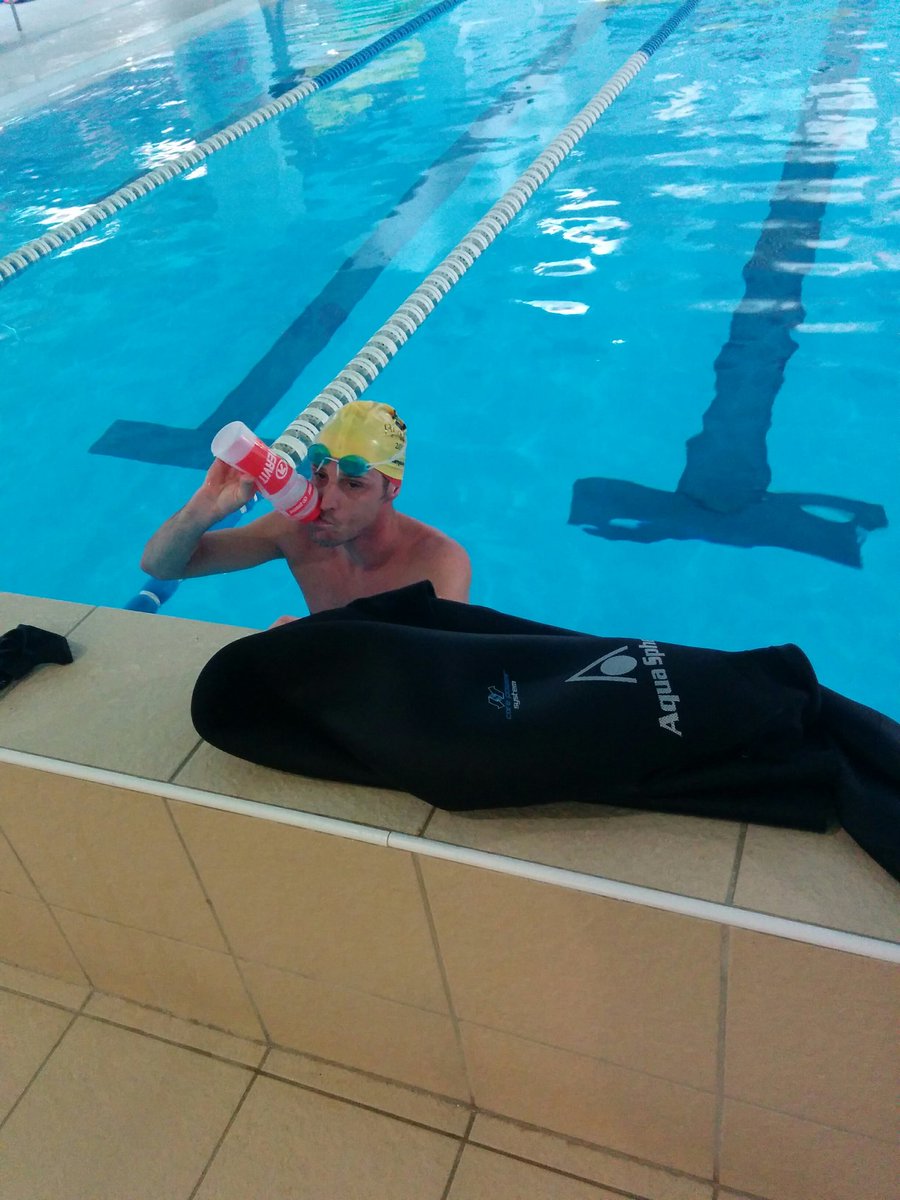 Ultimo allenamento pre ironman Sudafrica.  @TriDega <a href="/InfoDolonuoto/">Dolonuoto</a> @iRisTri